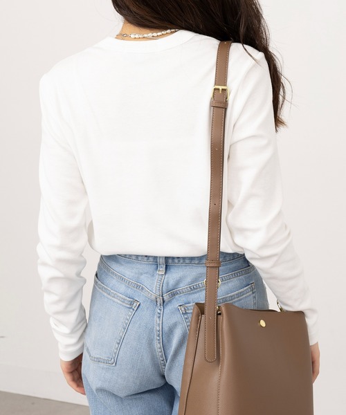 U.S. POLO ASSN.(ユーエスポロアッスン)の「【U.S. POLO ASSN.】ビューティースムースタッチ ハートロングスリーブT ロンT(Tシャツ/カットソー・レディース・ネイビー/ホワイト/ピンク/ブラック・S/M)」の10枚目の写真