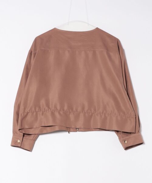 STRAWBERRY-FIELDS（ストロベリーフィールズ）の「ライトコーデュロイ_ライトコーデュロイブルゾン（シャツ/ブラウス・レディース・オフホワイト/モカ・2）」の13枚目の写真