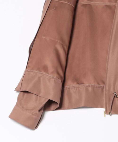 STRAWBERRY-FIELDS（ストロベリーフィールズ）の「ライトコーデュロイ_ライトコーデュロイブルゾン（シャツ/ブラウス・レディース・オフホワイト/モカ・2）」の14枚目の写真