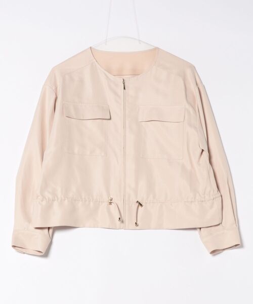 STRAWBERRY-FIELDS（ストロベリーフィールズ）の「ライトコーデュロイ_ライトコーデュロイブルゾン（シャツ/ブラウス・レディース・オフホワイト/モカ・2）」の11枚目の写真