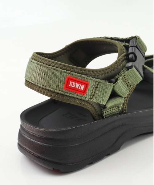 EDWIN(エドウィン)の「EDWIN スポーツサンダル EW5223(サンダル・レディース・ブラック/カーキ・23cm/24cm/25cm)」の9枚目の写真