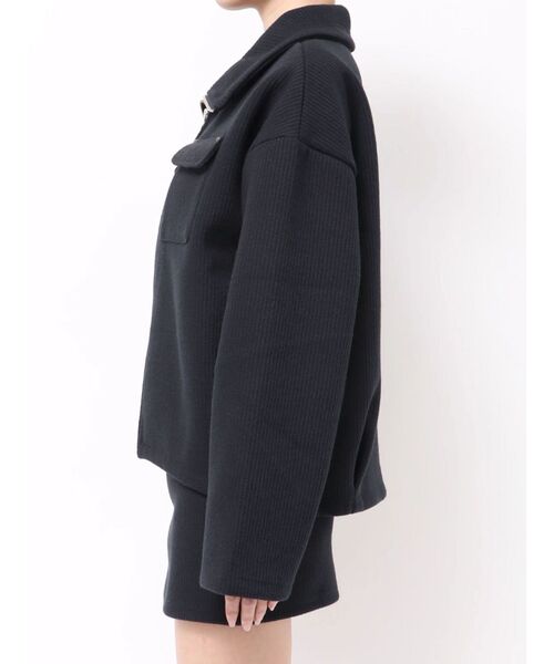 MURUA(ムルーア)の「【セットアップ対応】スタンドZIPブルゾン(ブルゾン・レディース・ネイビー/アイボリー・FREE)」の21枚目の写真