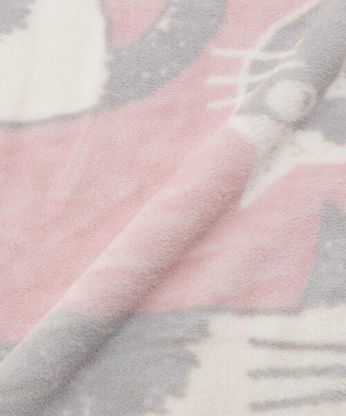 one'sterrace(ワンズテラス)の「【あったか】FIKA ブランケット(ブランケット・レディース・グレー系4/ピンク系9・99)」の4枚目の写真