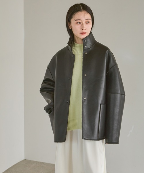 ムートンリバーブルゾン（ブルゾン）｜A part by（アパートバイ）の