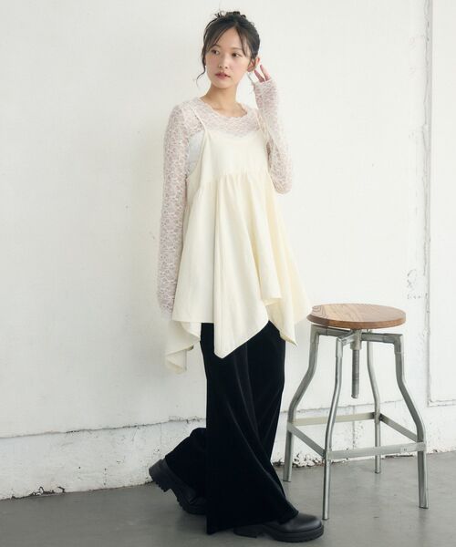 RETRO GIRL（レトロガール）の「ベロアフレアPT（その他パンツ・レディース・ベージュ/ブラウン/ブラック・FREE）」の20枚目の写真