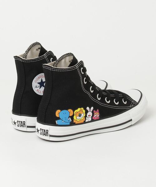 CONVERSE（コンバース）の「CONVERSE コンバース ALL STAR HI TABEKKO DOUBUTSU オールスター ＨＩ たべっ子どうぶつ 31315260（スニーカー・レディース・ブラック系その他・23.5cm/24.0cm/24.5cm/23.0cm）」の2枚目の写真