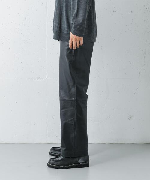 URBAN RESEARCH(アーバンリサーチ)の「GOAT LEATHER TROUSER(その他パンツ・メンズ・ブラック・MEDIUM/LARGE)」の3枚目の写真