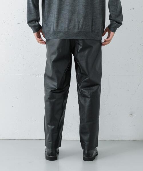 URBAN RESEARCH(アーバンリサーチ)の「GOAT LEATHER TROUSER(その他パンツ・メンズ・ブラック・MEDIUM/LARGE)」の4枚目の写真