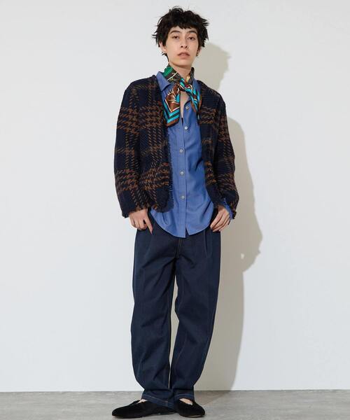 Liesse（リエス）の「《別注》【John Branigan/ジョンブラニガン】ジャケット (JB240)（その他アウター・レディース・ブラック/ネイビー・FREE）」の2枚目の写真