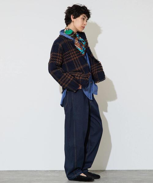 Liesse（リエス）の「《別注》【John Branigan/ジョンブラニガン】ジャケット (JB240)（その他アウター・レディース・ブラック/ネイビー・FREE）」の5枚目の写真