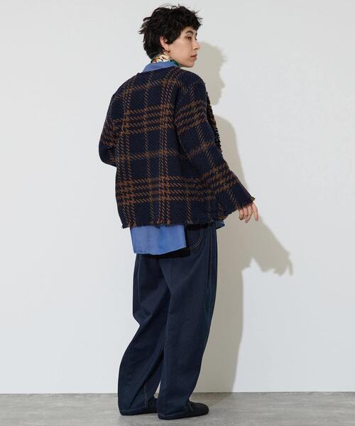 Liesse（リエス）の「《別注》【John Branigan/ジョンブラニガン】ジャケット (JB240)（その他アウター・レディース・ブラック/ネイビー・FREE）」の6枚目の写真