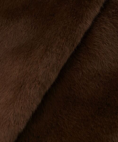 le.coeur blanc（ルクールブラン）の「ファーフードベスト（その他アウター・レディース・アイボリー/ダークブラウン・38）」の18枚目の写真