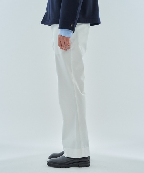 ESTNATION（エストネーション）の「ESTNATION / コットンツイル トラウザーズ（スラックス・メンズ・オリーブ/ホワイト・48/50/46）」の7枚目の写真