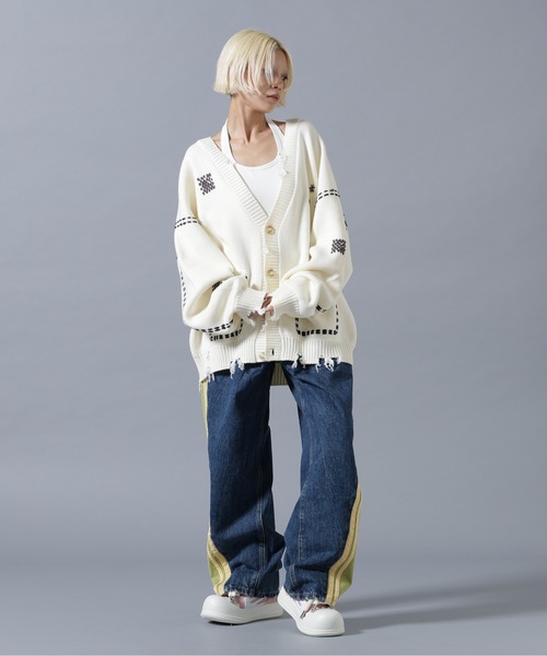 SIS(エスアイエス)の「SIS/エスアイエス/LINE Denim Pants(デニムパンツ・レディース・ブルー/ブラック・L/M)」の12枚目の写真