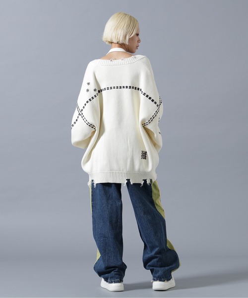 SIS(エスアイエス)の「SIS/エスアイエス/LINE Denim Pants(デニムパンツ・レディース・ブルー/ブラック・L/M)」の13枚目の写真