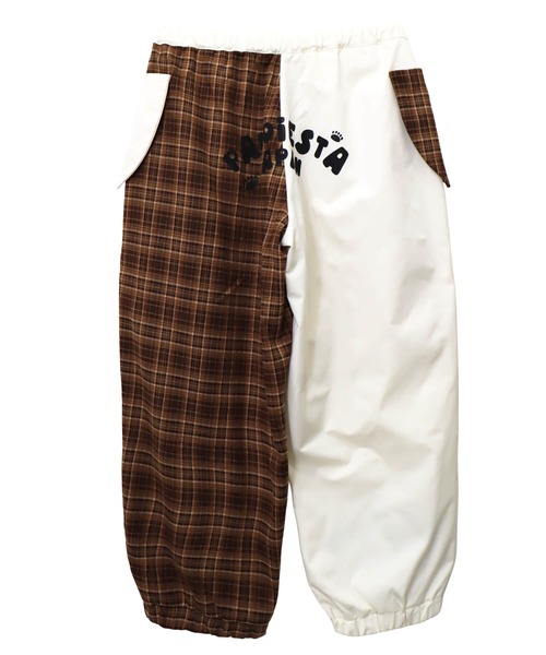 PANDIESTA（パンディエスタ）の「サメパンダチェック切替シャカシャカバルーンパンツ(M2)（その他パンツ・メンズ・チャコール/アイボリー・M/L/XL）」の6枚目の写真