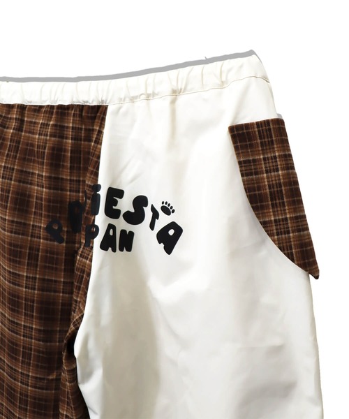 PANDIESTA（パンディエスタ）の「サメパンダチェック切替シャカシャカバルーンパンツ(M2)（その他パンツ・メンズ・チャコール/アイボリー・M/L/XL）」の7枚目の写真
