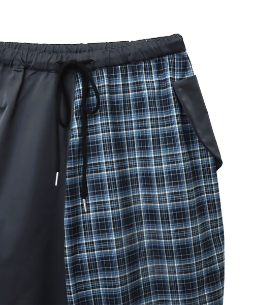 PANDIESTA（パンディエスタ）の「サメパンダチェック切替シャカシャカバルーンパンツ(M2)（その他パンツ・メンズ・チャコール/アイボリー・M/L/XL）」の10枚目の写真