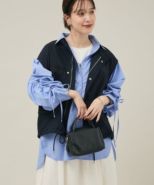 Green　Parks（グリーンパークス）の「ミリタリーベスト（ベスト・レディース・ブラウン/ダークネイビー/カーキ・FREE）」の10枚目の写真