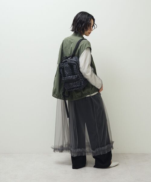 Green　Parks（グリーンパークス）の「ミリタリーベスト（ベスト・レディース・ブラウン/ダークネイビー/カーキ・FREE）」の20枚目の写真