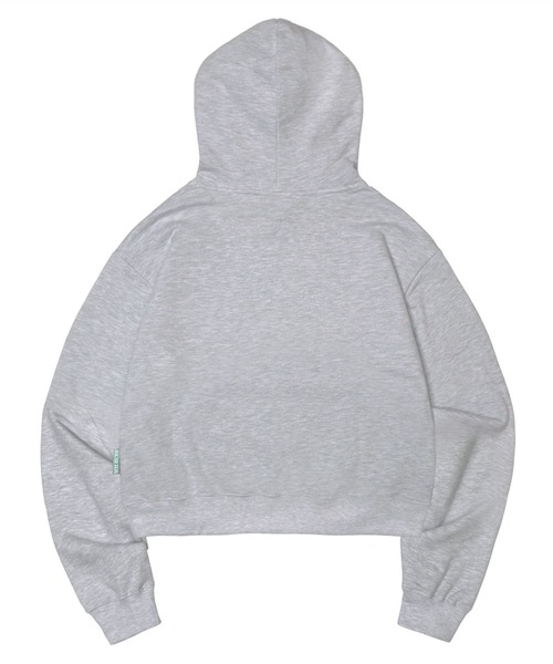 Video Jockey（ビデオジョッキー）の「VIDEO JOCKEY／ベーシックロゴZIPパーカー（パーカー・レディース・チャコール/グレー・X-SMALL/MEDIUM）」の9枚目の写真