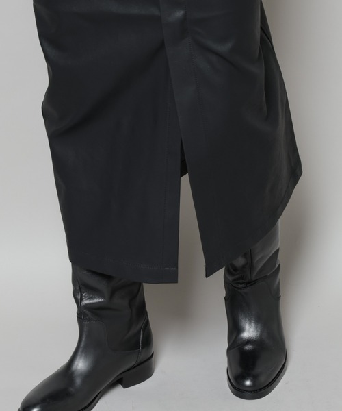 UNIVERSAL OVERALL（ユニバーサルオーバーオール）の「UNIVERSAL OVERALL/TIGHT ECO LEATHER（ジャンパースカート・レディース・ブラック・M）」の13枚目の写真