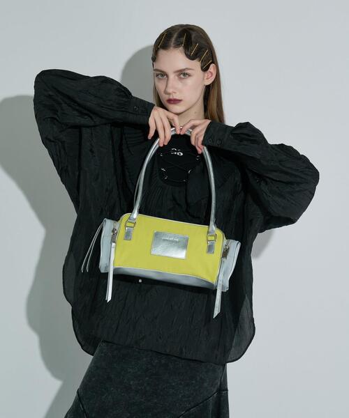 ANNA SUI NYC(アナ スイ エヌ ワイ シー)の「ANNA SUI NYC/アナ スイ エヌワイシー/2トーンカラーナイロンバッグ(トートバッグ・レディース・ワイン/ライム・F)」の16枚目の写真