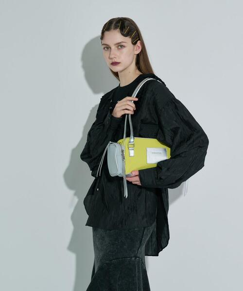 ANNA SUI NYC(アナ スイ エヌ ワイ シー)の「ANNA SUI NYC/アナ スイ エヌワイシー/2トーンカラーナイロンバッグ(トートバッグ・レディース・ワイン/ライム・F)」の18枚目の写真