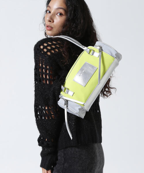 ANNA SUI NYC(アナ スイ エヌ ワイ シー)の「ANNA SUI NYC/アナ スイ エヌワイシー/2トーンカラーナイロンバッグ(トートバッグ・レディース・ワイン/ライム・F)」の22枚目の写真