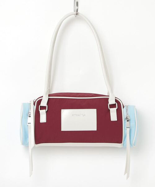 ANNA SUI NYC(アナ スイ エヌ ワイ シー)の「ANNA SUI NYC/アナ スイ エヌワイシー/2トーンカラーナイロンバッグ(トートバッグ・レディース・ワイン/ライム・F)」の8枚目の写真