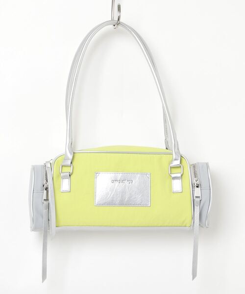 ANNA SUI NYC(アナ スイ エヌ ワイ シー)の「ANNA SUI NYC/アナ スイ エヌワイシー/2トーンカラーナイロンバッグ(トートバッグ・レディース・ワイン/ライム・F)」の5枚目の写真