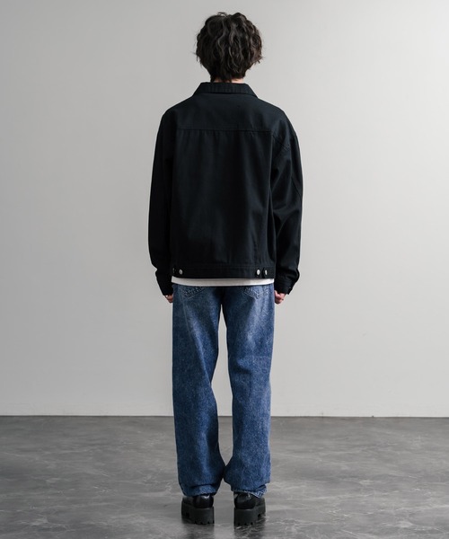 HANES（ヘインズ）の「Hanes ワイドフィット5ポケットテーパードデニムパンツ（デニムパンツ・メンズ・ライトブルー/ブルー/ネイビー・S/M/L/LL）」の12枚目の写真