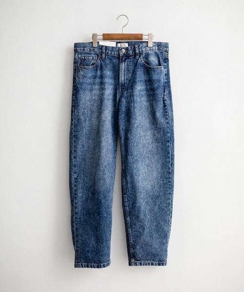 HANES（ヘインズ）の「Hanes ワイドフィット5ポケットテーパードデニムパンツ（デニムパンツ・メンズ・ライトブルー/ブルー/ネイビー・S/M/L/LL）」の10枚目の写真