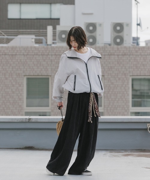 AO2(アオズ)の「Leopard-print belted wide-leg pants / レオパード柄ベルト付き ワイドパンツ(その他パンツ・レディース・ブラウン/ブラック・FREE)」の7枚目の写真