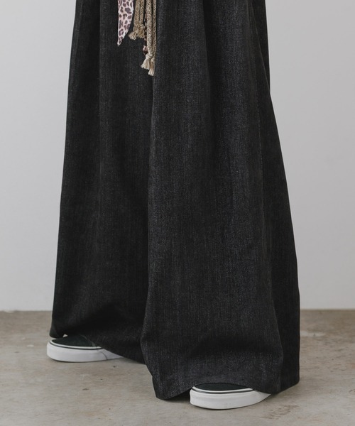 AO2(アオズ)の「Leopard-print belted wide-leg pants / レオパード柄ベルト付き ワイドパンツ(その他パンツ・レディース・ブラウン/ブラック・FREE)」の21枚目の写真