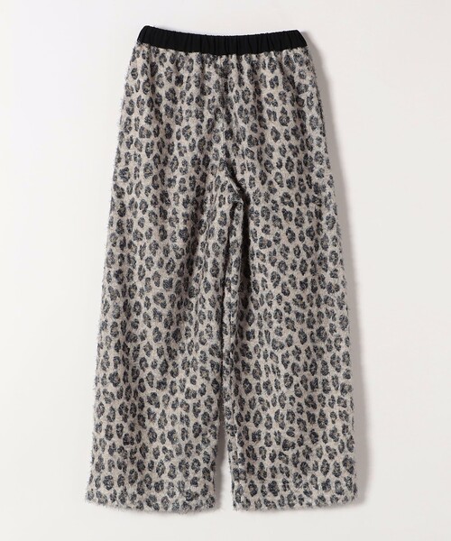 セール】SHIPS any:〈手洗い可能〉レオパード ジャカード ワイド