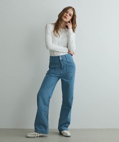 Mirette(ミレット)の「ショルダースリットロンT / Shoulder Slit Long Sleeve Tee(Tシャツ/カットソー・レディース・ブラック/オリーブ/ホワイト・FREE)」の14枚目の写真