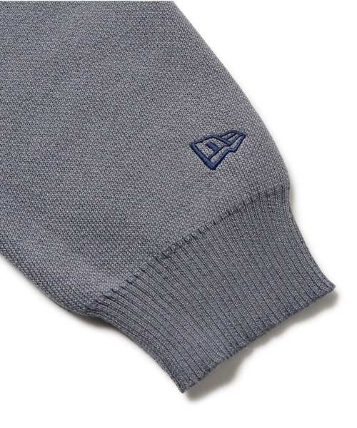 NEW ERA(ニューエラ)の「NEW ERA GOLF/ニューエラゴルフ ニット/セーター MLB 14669875/14669878(ニット/セーター・メンズ・グレー/ネイビー・M/L/XL)」の8枚目の写真