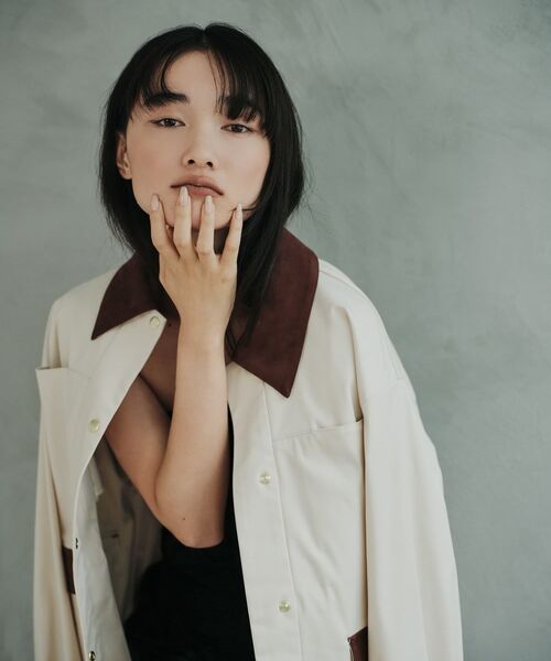 STRATA(エストラータ)の「2wayカラーハンティングジャケット 【低身長・小柄女性】(その他アウター・レディース・ブラウン/ベージュ・ONE SIZE)」の11枚目の写真