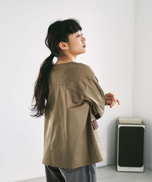 STRATA(エストラータ)の「2wayカラーハンティングジャケット 【低身長・小柄女性】(その他アウター・レディース・ブラウン/ベージュ・ONE SIZE)」の20枚目の写真