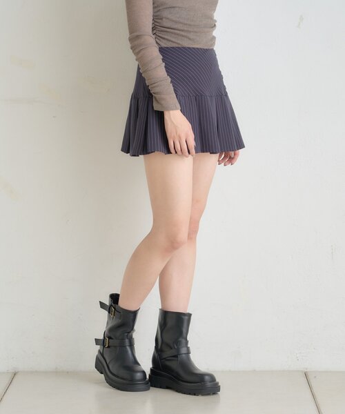 mline（エムライン）の「[mline]ストライプスカート（スカート・レディース・ネイビー/グレー・2/1）」の19枚目の写真