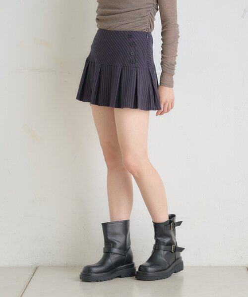 mline（エムライン）の「[mline]ストライプスカート（スカート・レディース・ネイビー/グレー・2/1）」の21枚目の写真