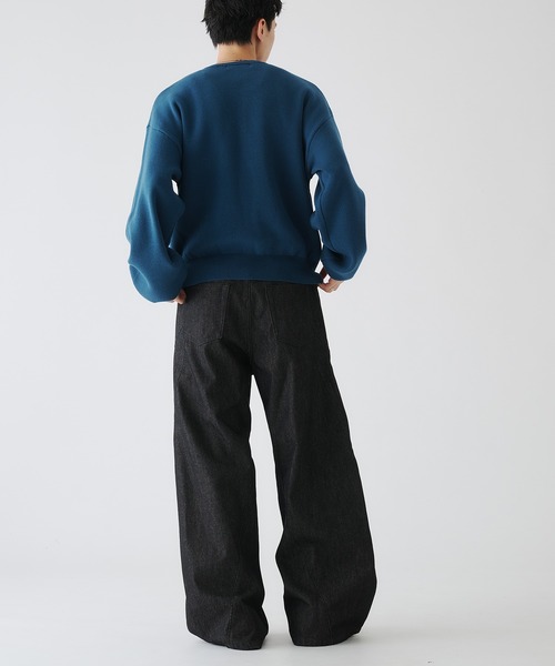 MILANO RIB HENLEY NECK KNIT/ミラノリブヘンリーネックニット（ニット