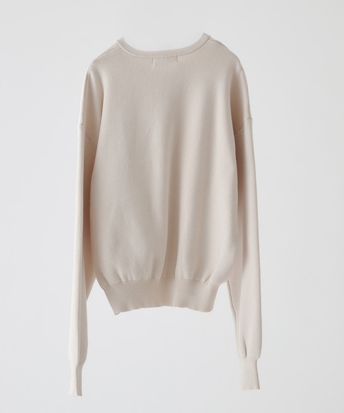 selle glant（セレグランテ）の「MILANO RIB HENLEY NECK KNIT/ミラノリブヘンリーネックニット（ニット/セーター・メンズ・ブラック/アイボリー/グレー/ブルー・SMALL/MEDIUM/LARGE）」の12枚目の写真