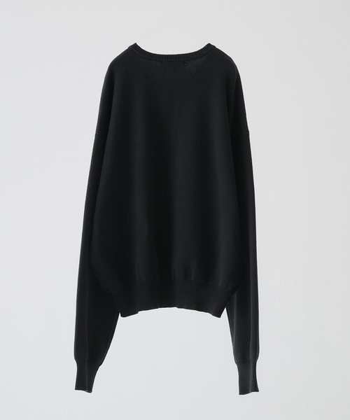 selle glant（セレグランテ）の「MILANO RIB HENLEY NECK KNIT/ミラノリブヘンリーネックニット（ニット/セーター・メンズ・ブラック/アイボリー/グレー/ブルー・SMALL/MEDIUM/LARGE）」の15枚目の写真