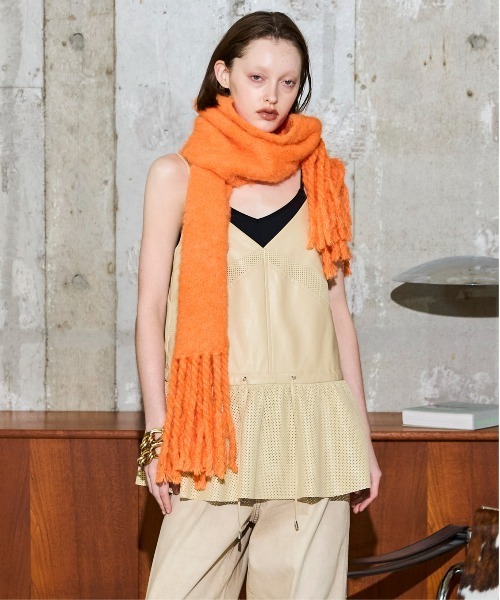 Vegan Leather Peplum Tunic / ヴィーガンレザーペプラムチュニック