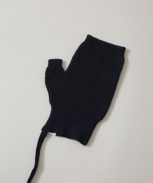 NANO universe（ナノユニバース）の「｢NJ/CLUB｣ ウールブレンド ハンドウォーマー（手袋・メンズ・グレー/レッド/ネイビー・FREE）」の5枚目の写真