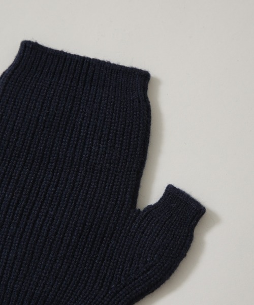 NANO universe（ナノユニバース）の「｢NJ/CLUB｣ ウールブレンド ハンドウォーマー（手袋・メンズ・グレー/レッド/ネイビー・FREE）」の6枚目の写真