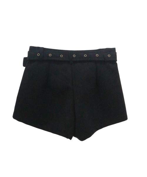 tinkerend(ティンカーエンド)の「Wide Belt Velvet Studded Shorts / ワイドベルトベルベットスタッズショーツ(スウェットパンツ・レディース・ブラック・2/1)」の20枚目の写真