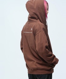 GERRY（ジェリー）の「GERRY 裏起毛 刺繍＆プリント ジップ パーカー（パーカー）」